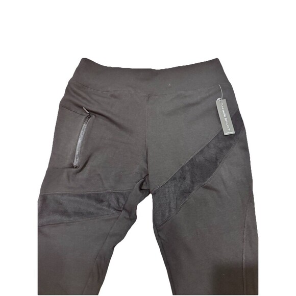 Tahari Sport Women's Black Active Leggings w/ Panels 2X Sporty Activewear NEW - Picture 2 of 4